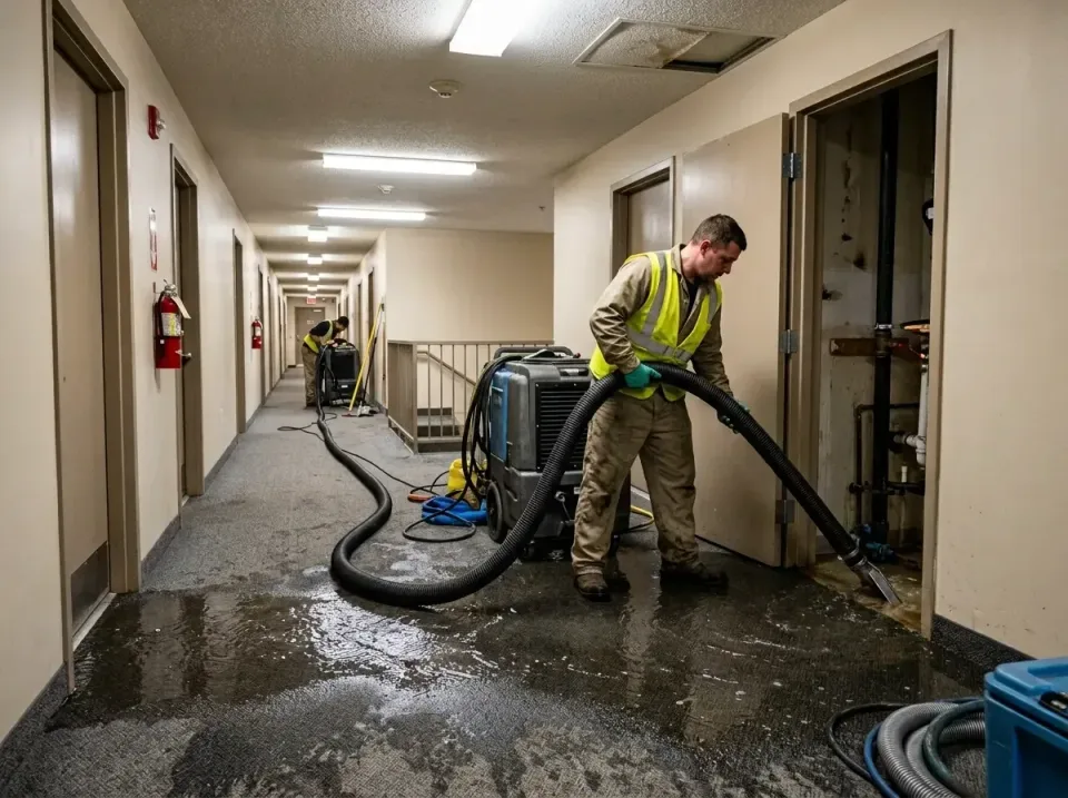multi-unit-apartment-hallway-f-005 — frequently asked questions, Emergency Burst Pipe Water Extraction & Removal in D'Ibervi…
